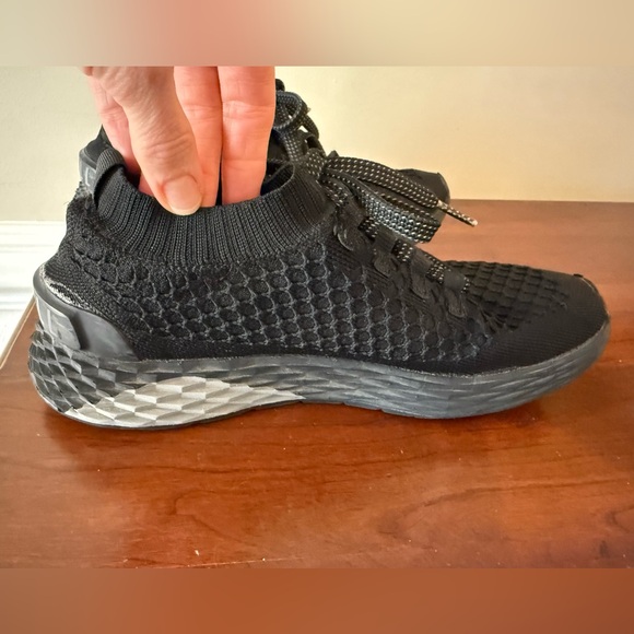 NOBULL Knit Runner Sneakers Black | Sock Style Trainer | Women’s Size W10/M8.5 - Picture 7 of 10